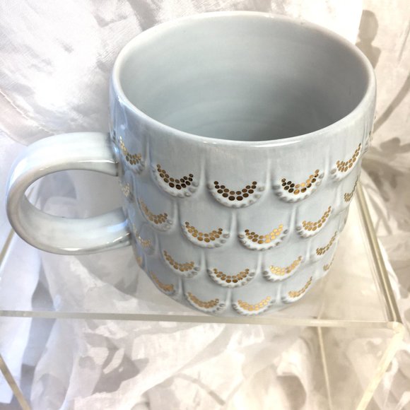 Starbucks 2016 Gold Scales Mermaid Tail Coffee Mug - Picture 2 of 11
